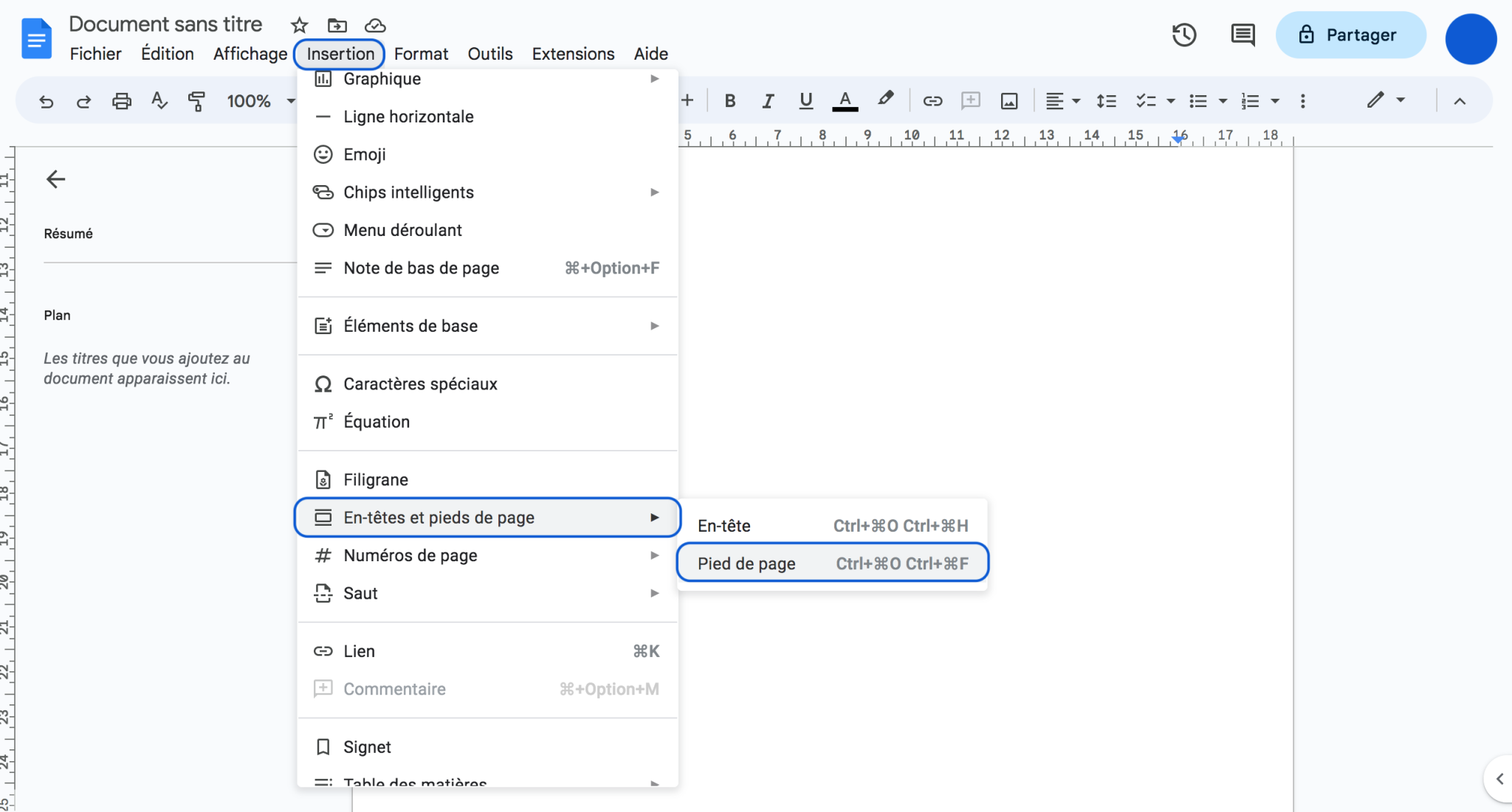 Comment Garder Notes De Bas De Page Dans Google Docs Google Docs: supprimer un pied de page rapidement