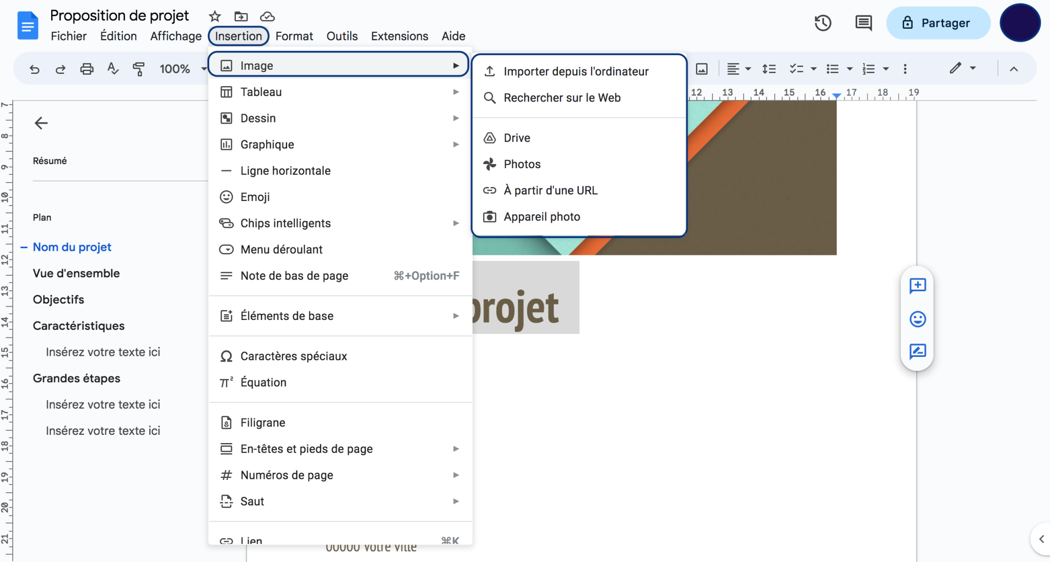 Faire Une Page De Garde Sur Google Doc Format Portrait Page de garde Google Docs: tips pour une présentation réussie